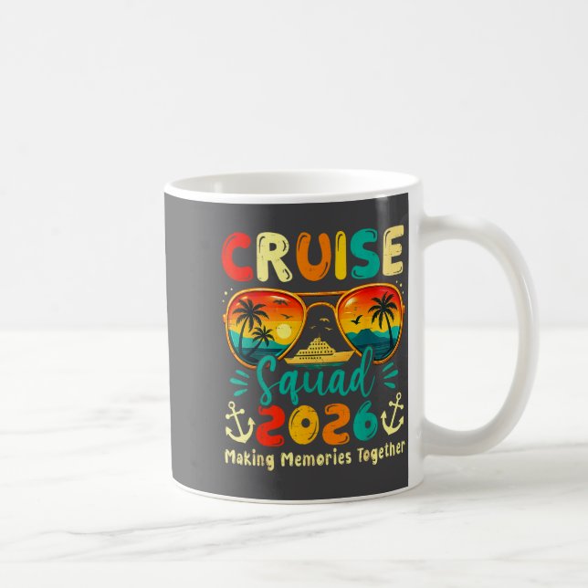 Mug Cruise Squad 2026 Family Group Matching Summer Vac (Droite)