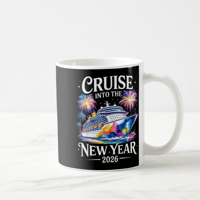 Mug Cruising Into 2026 New Years Family Matching Men W (Droite)