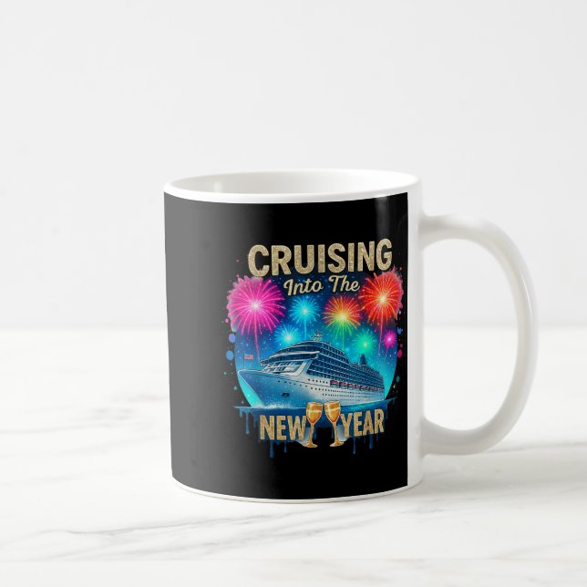 Mug Cruising Into The New Year 2026 Sunset Cruise Vaca (Droite)