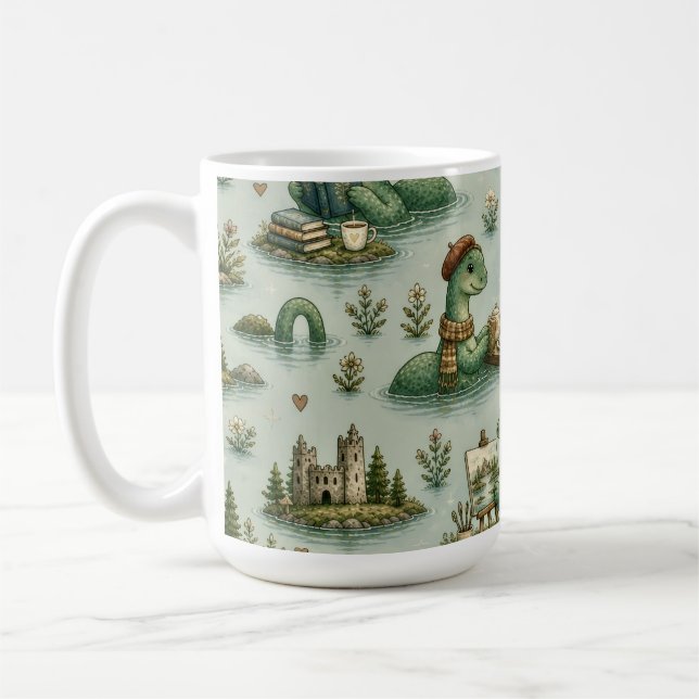 Mug Cryptides confortables Nessie Monstre du Loch Ness (Gauche)