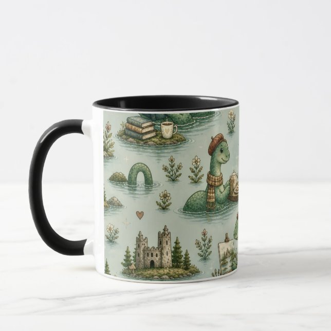 Mug Cryptides cosy Nessie Monstre du Loch Ness loisirs (Gauche)