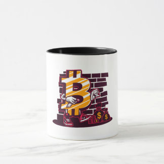 Mug Crypto Hustler : Bitcoin Street King