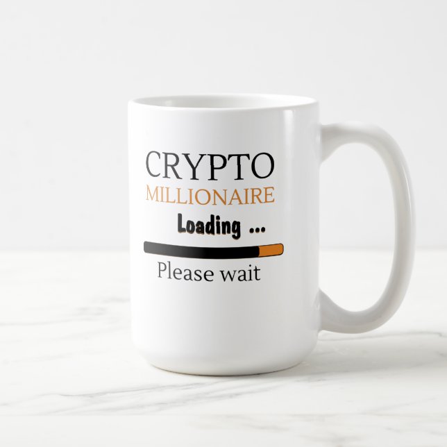 Mug Crypto Millionaire Loading funny trading nft (Droite)