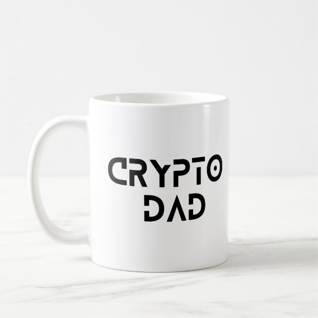 Mug Crypto Papa Trader Bitcoin HODL Fête des pères (Gauche)