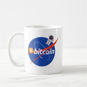 Mug Crypto spatial astronaute Bitcoin tendance