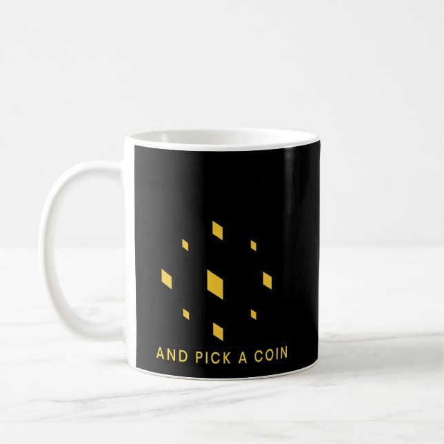 Mug CryptoCurrency Blocchain Faites Votre Propre Pic D (Gauche)