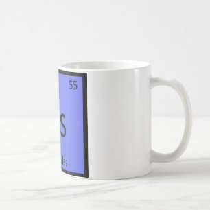 Mug Cs - Coquilles Chimie Symbole du tableau périodiqu