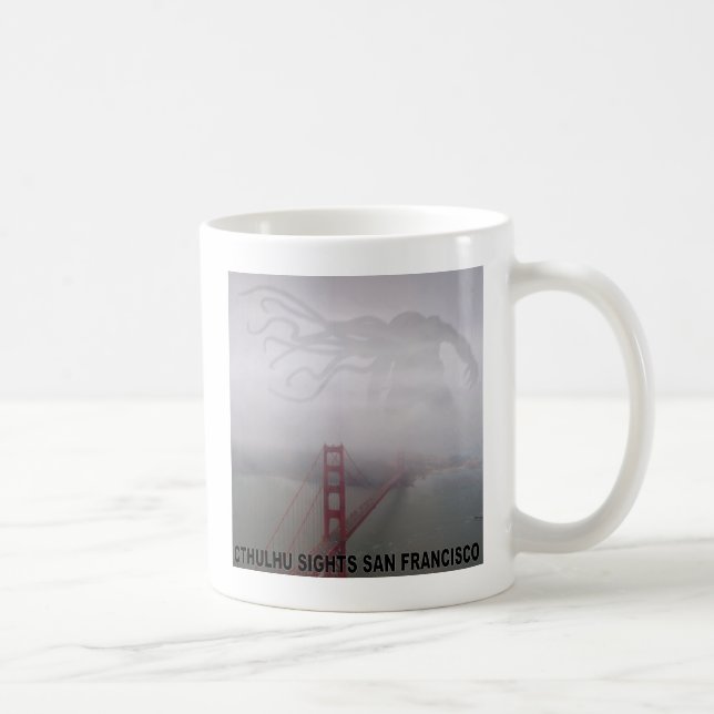 Mug Cthulhu aperçoit San Francisco (Droite)