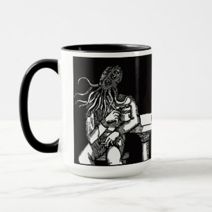 Mug Cthulhu (arrière - plan noir)