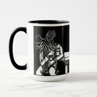 Mug Cthulhu (arrière - plan noir)