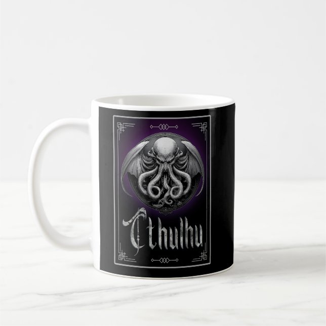 Mug Cthulhu Halloween monstre d'horreur (Gauche)