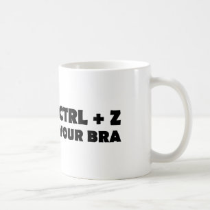 Mug CTL + Z (Annuler) Votre jeu de mots sur le raccour