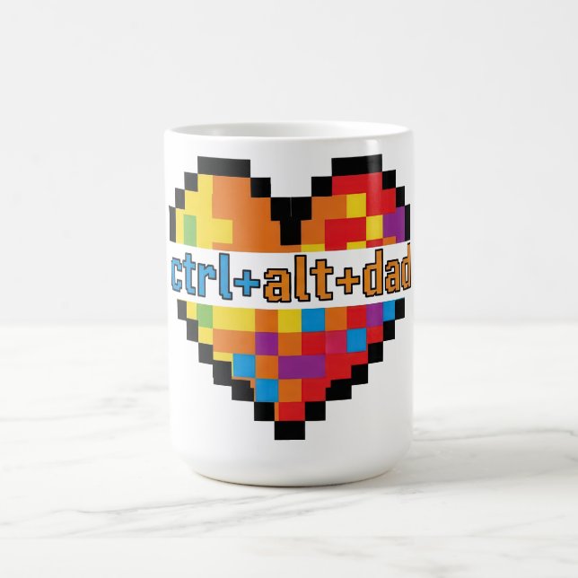 Mug ctrl + alt + papa T-Shirt Geek Papa (Centre)