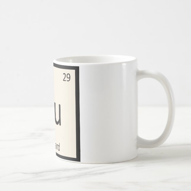 Mug Cu - Chimie de la Crème Anglaise Symbole du Tablea (Droite)