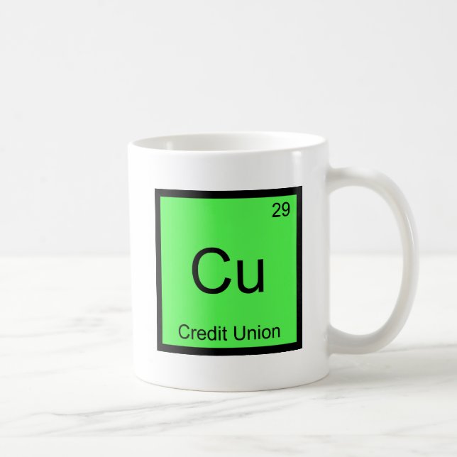Mug Cu - Symbole de l'élément de chimie amusant de la  (Droite)
