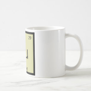 Mug Cu - Tableau périodique de la chimie du curling