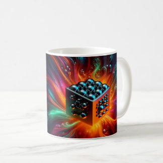Mug Cube d'Énergie Cosmique Abstraite