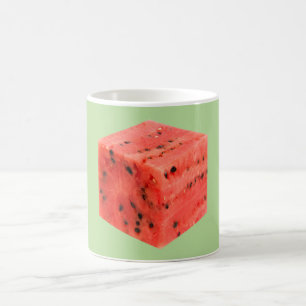 Mug Cube d'origine frais de pastèque rouge sucrée
