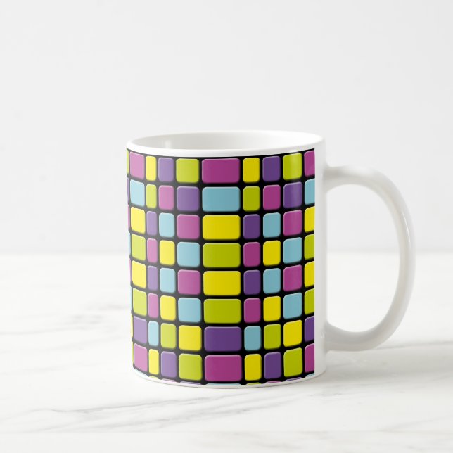 Mug Cubes en arc-en-ciel (Droite)