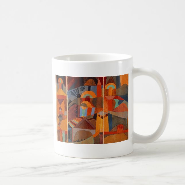 Mug Cubisme Abstrait coloré Klee Temple Gardens (Droite)