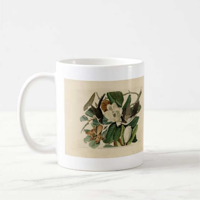 Mug Cuckoo à bec noir - Audubon's Birds of America (Gauche)