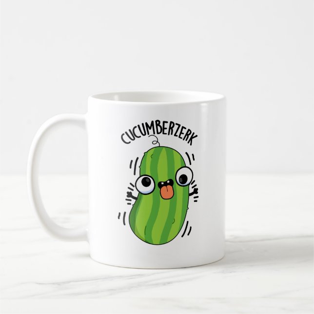 Mug Cucumberzerk Funny Berzerk Cucumber Pun (Gauche)