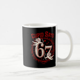 Mug Cud dit 67 drôle 6 7 Six Sept Meme Argot Valenti