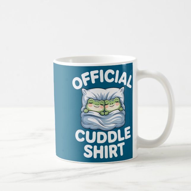 Mug Cuddle Shirt Funny Cute Frogs Cozy  (Droite)