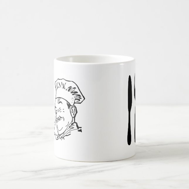 Mug Cuillère Cuillère Cuillère Couteau Noir (Centre)