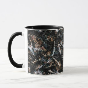 Mug Cuir de peau de python lézard reptile serpent sans