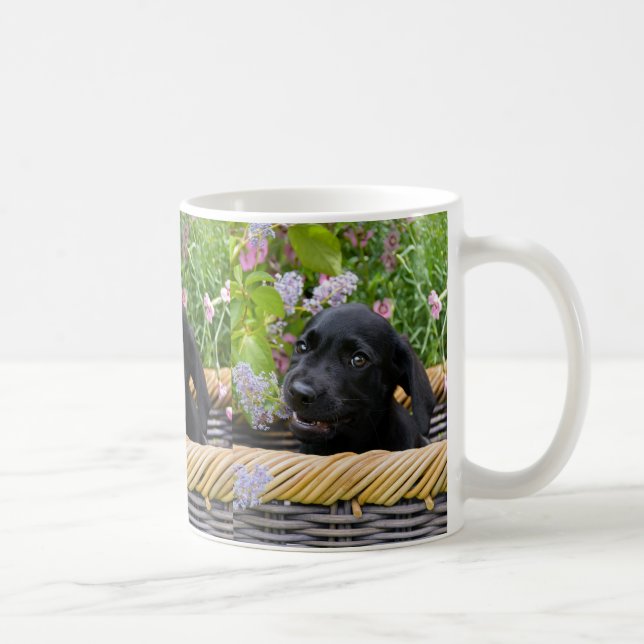 Mug Cuisine Black Labrador Retriever Chien Chiot Chiot (Droite)