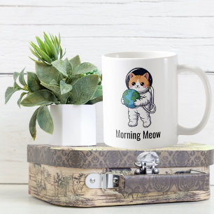 Mug Cuisine Cat Astronaut Chat Maman Pet Lover Personn