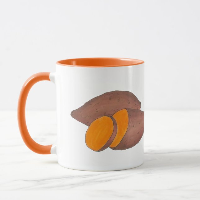 Mug Cuisine de pommes de terre sucrées à l'orange Yam  (Gauche)