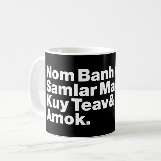 Mug Cuisine de rue cambodgienne / khmère (Devant gauche)