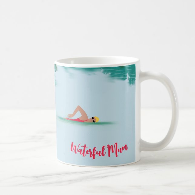 Mug Cuisine d'eau libre nage Nature Fête des mères (Droite)