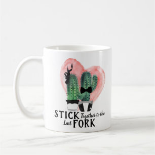 Mug Cuisine élégante Couleur d'eau habillée Cactus 