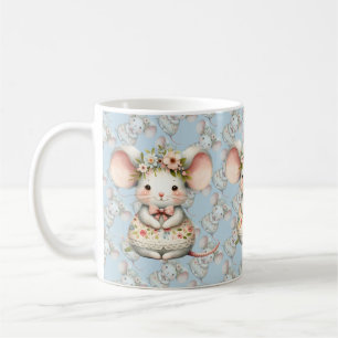Mug Cuisine Florale Souris Couronne Fleur