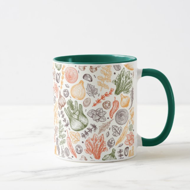 Mug Cuisine Garden Motif végétal (Droite)