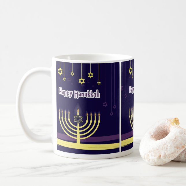 Mug Cuisine Hanoukka Cuisine Dinning Cuvettes (Avec donut)