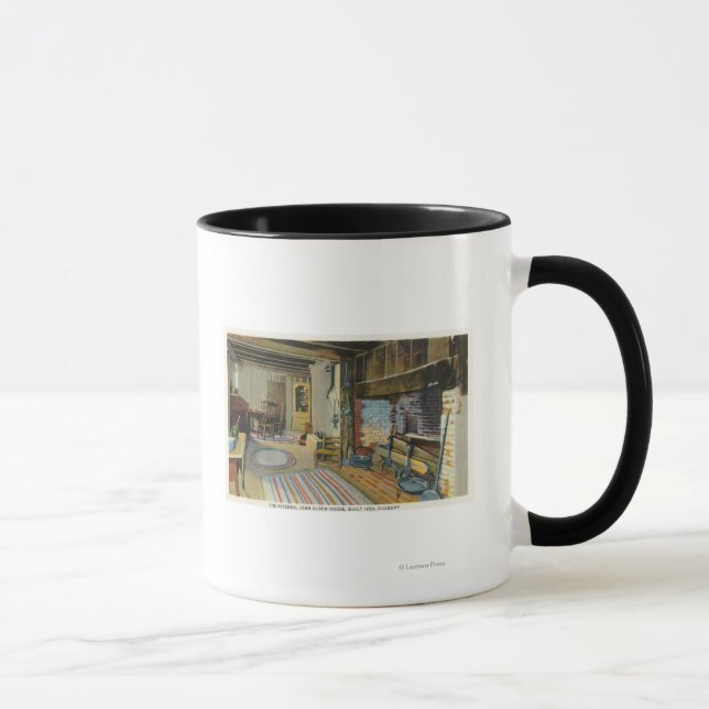 Mug Cuisine intérieure Vue de la Maison John Alden (Droite)