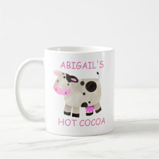 Mug Cuisine Rose Noir Blanc Vache Chaud Coca