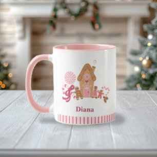 Mug Cuisine Sucre de canne pain d'épices Maison rose b