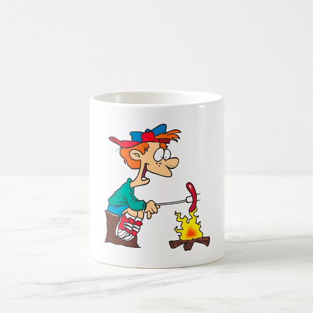 Mug Cuisine sur un feu de camp (Créateur téléchargé)