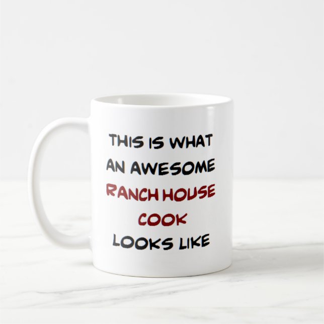 Mug cuisinier de ferme, génial (Gauche)
