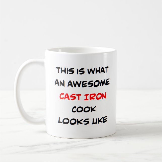 Mug cuisinier en fonte, génial (Gauche)