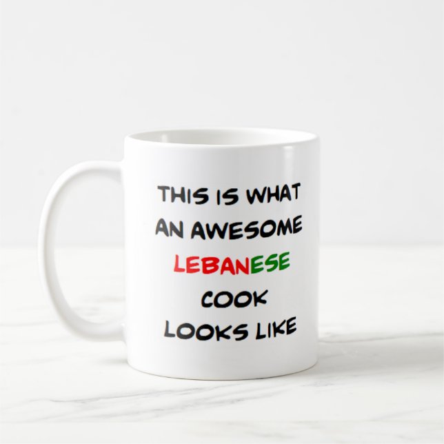 Mug cuisinier libanais, génial (Gauche)
