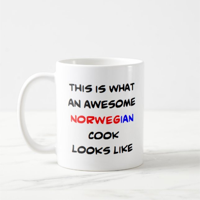 Mug cuisinier norvégien, génial (Gauche)