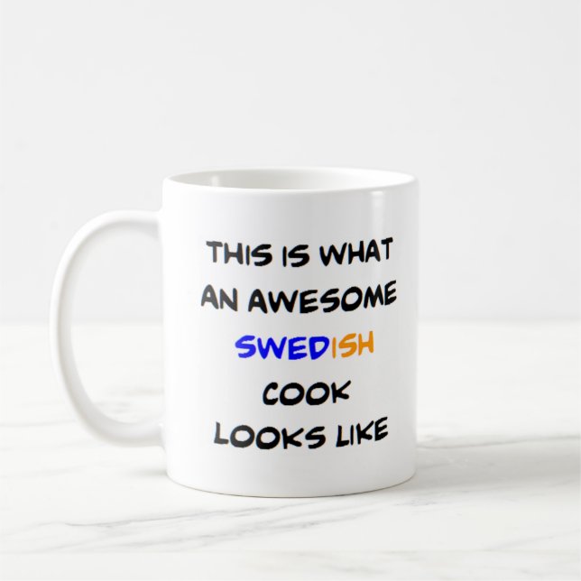Mug cuisinier suédois, génial (Gauche)