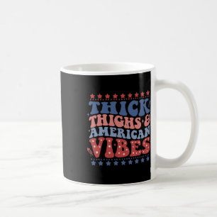 Mug Cuisse Épaisse Et Vibes Américaines Patriotique 4è