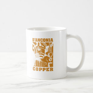 Mug cuivre de d'Anconia/logo de cuivre